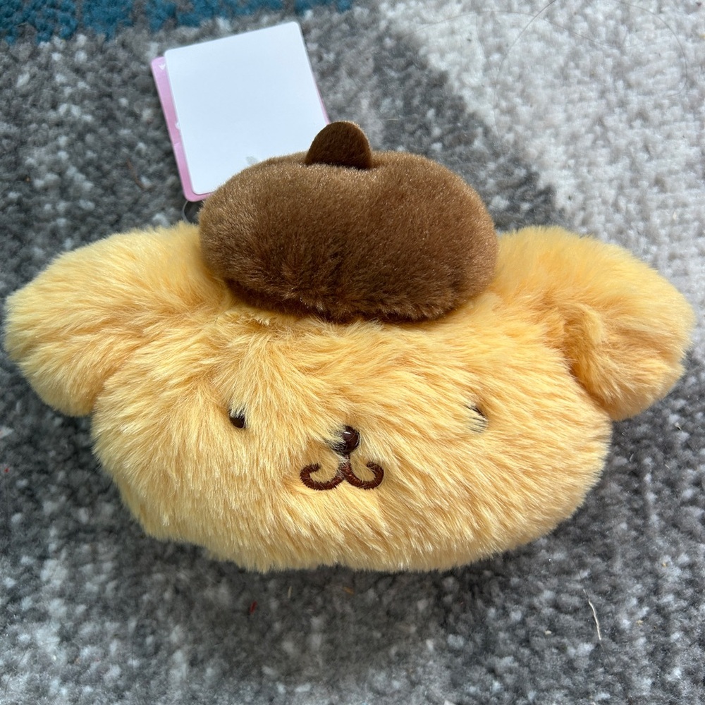 Sanrio Pompompurin Face Card Case Plush